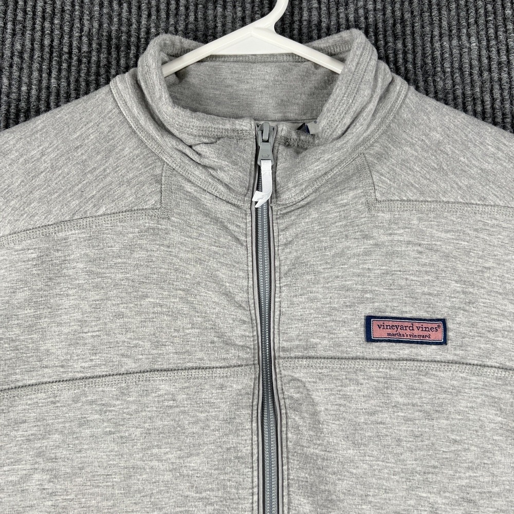 Vineyard Vines Sweatshirt Womens Small Gray Long Sleeve 1/4 Zip Soft Material